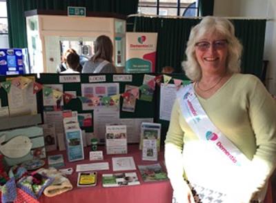 Marilyn Butler managed one of the many displays at the Time for a Cuppa event on Saturday March 2nd 2019