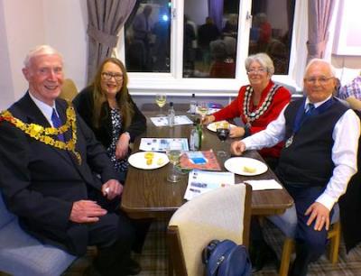 The Mayors of Wareham and Swanage attended the merger event